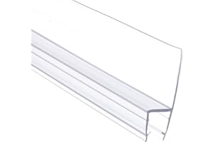 DALRUN 79" Shower Door Side Seal Strip for 3/8" Frameless Glass Shower Door Clear Polycarbonate