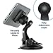 Tech Armor Universal Magnetic Car Mount, Windshield Suction Cup, for iPhone, Galaxy, Google, LG and More - Black