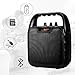 ARCHEER Portable Speaker System, Karaoke Machine bluetooth Speaker with Microphone, Voice Amplifier Handheld Mic Perfect for Kids & Adults Party, other Outdoors and Indoors Activities, Black
