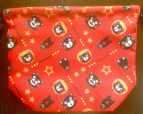 Kumamon Lunch Bag Pouch 22 x 17 x 5 cm Japan