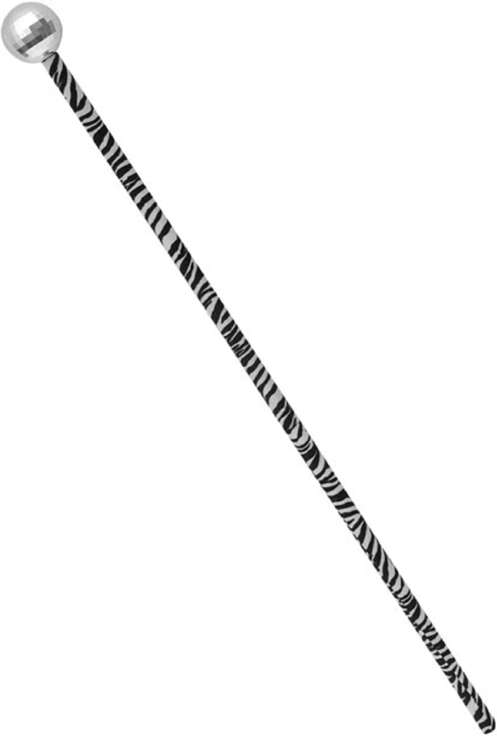 Zebra Style Pimp Cane - Costume