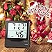 ORIA Digital Hygrometer Thermometer, Indoor Thermometer Humidity Monitor, Temperature Humidity Gauge Meter, with Comfort Indicators, Min and Max Records, for Home, Office, Greenhouse, Room