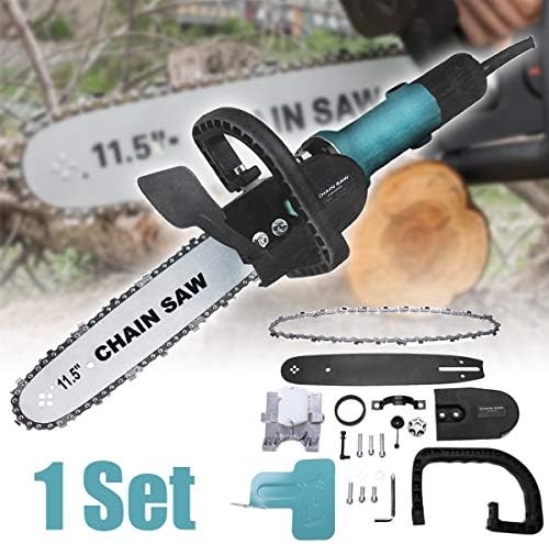 JIAIIO Multifunction Portable Logging Chain Saw Adjustable Hand-held Chainsaw Electric Angle Grinder For Garden Woodworking Power Tools