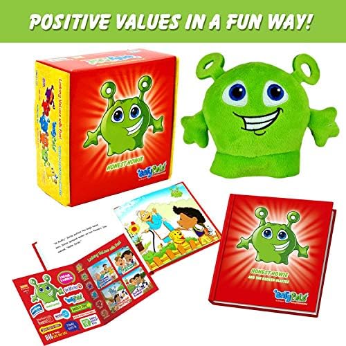 ENTYPALS Educational Plush & Learning Board Book, (Value of Honesty) Great Gift Set for Kids or Children Boys or Girls. Kids Learning Toy. Toddler Activities and Kids Therapy Help.