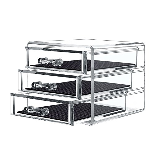 UPC 645905744033, TWING Acrylic 3 jewelry box organizer display storage case , Crystal and Unbroken jewelry calener Drawer