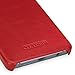 TETDED Premium Leather Case for BlackBerry Motion, Snap Cover, Caen (Nappa Red)