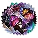 Premium Origami Paper 6x6 inch Double Sided 200 Sheets, 20 Vibrant Designs of Beautiful Galaxy Outer Space and Fireworks Themes, Easy Folding for Paper Arts Crafts, Kids & Grown-ups, School Teachers