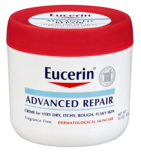 Eucerin Creme Advanced Repair 16 Ounce Jar (473ml) (2 Pack)