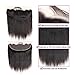 Pizazz Hair Brazilian Straight Hair 3 Bundles With Frontal Closure 13x4 Ear To Ear Lace Frontal With Bundles 8A Unprocessed Virgin Human Hair Bundles with Closure