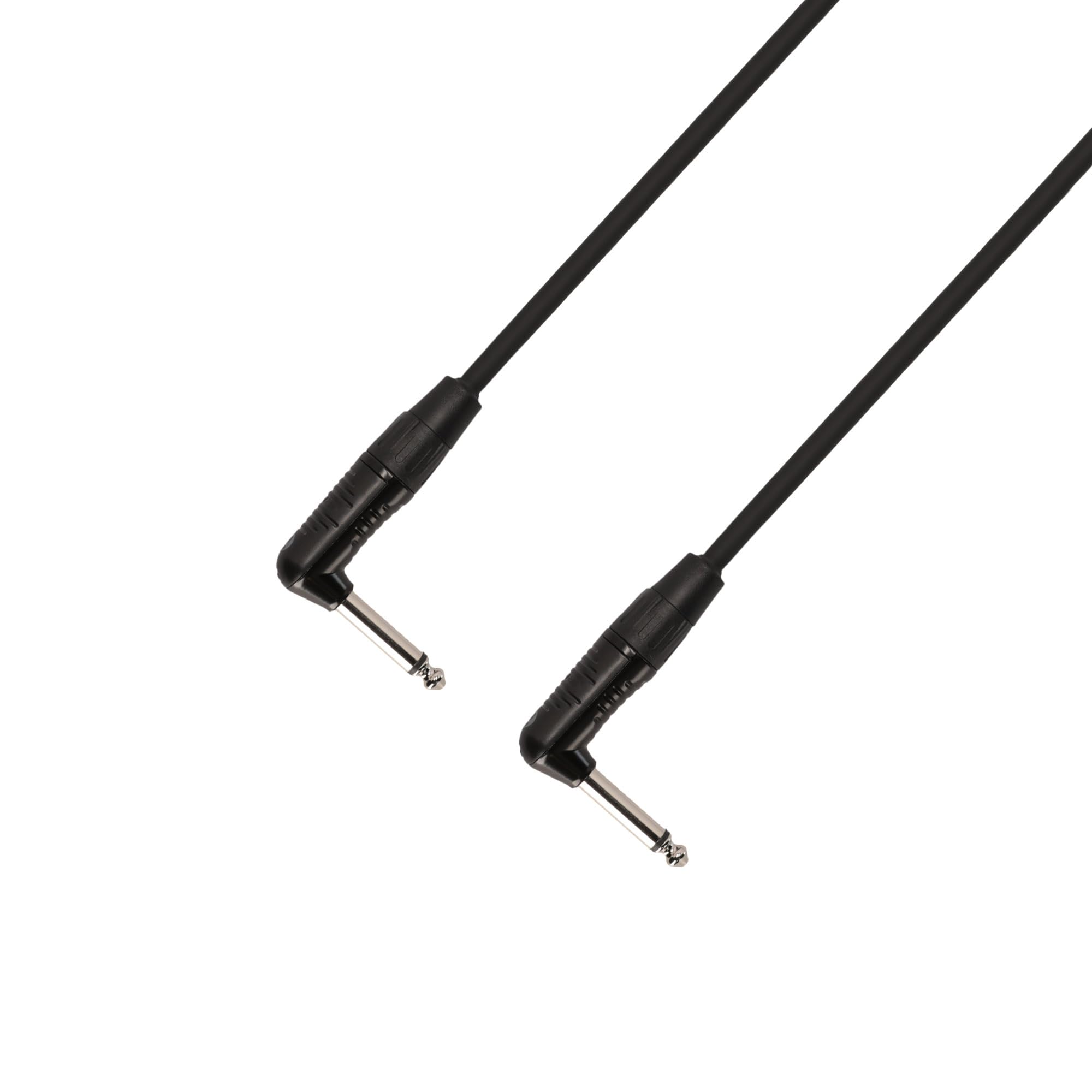 Adam Hall 4 Star Series 0.6m Rean 6.3mm Angled Jack Mono to 6.3mm Angled Jack Mono Instrument Cable