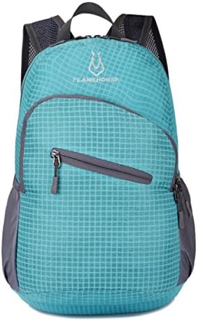 Fadsace Durable Lightweight Packable 20L Travel Hiking Backpack Daypack (Blue)