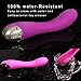 Mini Wireless Wand Massager for Women - Waterproof Rechargeable for Body - Back Neck Sport Massage - Black Travel Friendly -12 Magic Vibrator Patterns - Personal Quiet Female