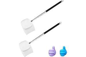 Carefree Fish Aquarium Stainless Steel Small Fishing Net, Extendable Handle Shrimp Net, Soft Light Tiny Net, Fish Tank Cleaner Long Handle(Please Note The Size of The Product)