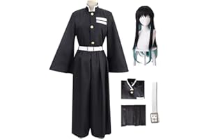 Okazaki Tokitou Muichirou Cosplay Costume Uniform Kimono Suit Full Set Halloween Outfit with Wig