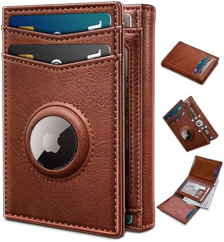 Amazon.com: miyozi Airtag Wallet for Men- with Money Clip Gift