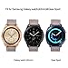 Koreda Compatible Samsung Galaxy Watch (42mm) Bands, 20mm Softer Leather Bracelet Strap for Samsung Gear Sport Smartwatch & Samsung Galaxy Watch SM-R810/R815/Galaxy Watch Active 40mm (Dark Gray, 42mm)