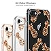 Coolwee for iPhone SE 2020 Case 2nd Generation, for iPhone 8 Case, Clear for iPhone 7 Case Rose Gold Shiny Glitter Cool Thin Floral Soft TPU Bumper Protective Cover for 4.7 inch Rose Gold Pineapple