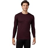 32 Degrees Men's Lightweight Baselayer Crew Top | Form Fitting | Long Sleeve| 4-Way Stretch | Thermal