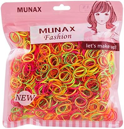 Multi Candy Color Baby Girl's Kids Hair Holder Hair Tie Elastic Rubber Bands (Small circle multi B 2000pcs)
