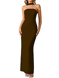 HTZMO Women Elegant Summer Bodycon Maxi Dress