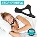 Yuminer Adjustable Anti Snore Chin Strap--Most Comfortable Stop Snoring Solution & Natural Sleep Aid with Instant Snore Relief and Ease Breathing (BLACK)