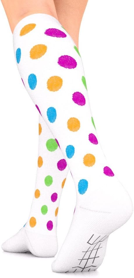 Go2 Compression Socks for Men Women Nurses Runners| Medium Compression Stockings
