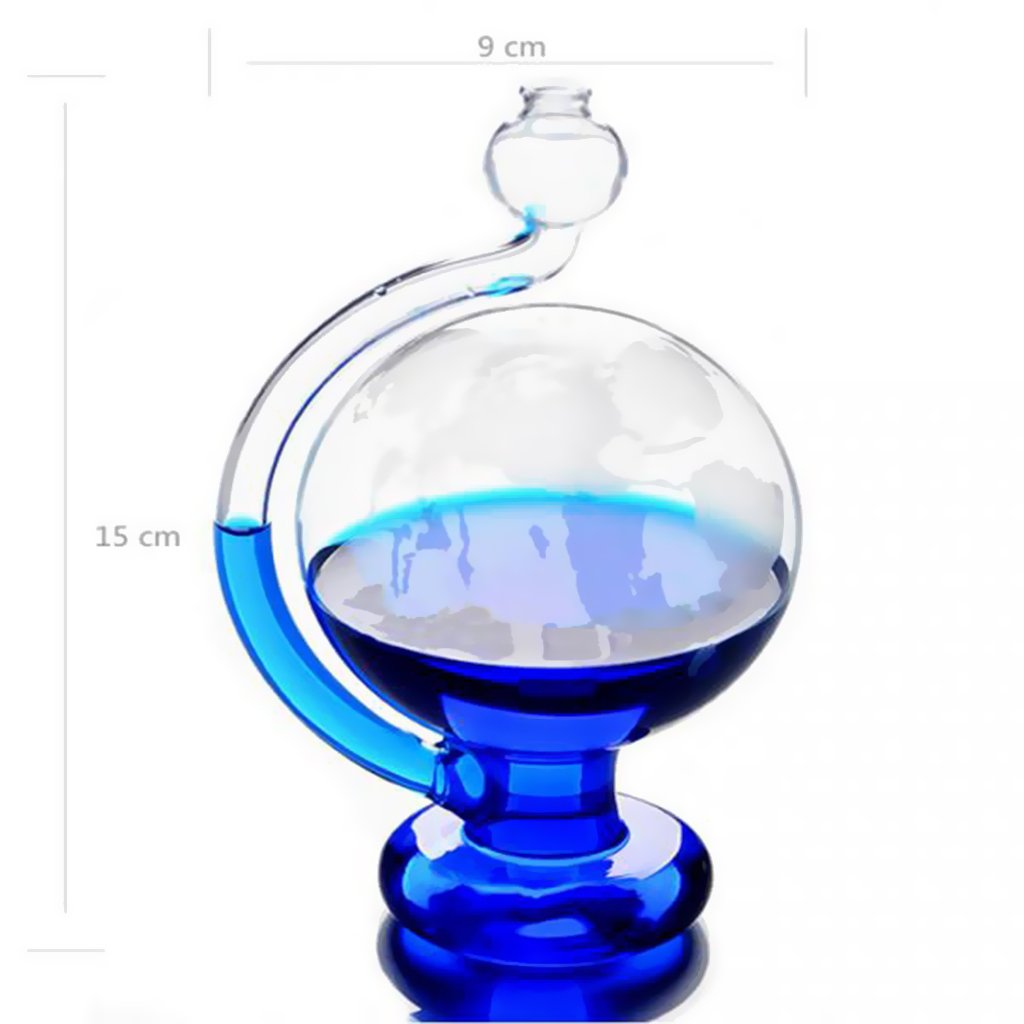 Best Weather Forecast Crystal Water Shape Bottle Home Decor
