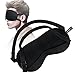 Sleeping Mask MYCARBON Silk Eye Mask Super Soft Sleep Mask Light Weight Eye Cover for Sleeping Blinders With Two Adjustable Straps Night Mask Block All Light Out for Women Men Kids to Sleep Travel Nap