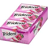 Trident Dragon Fruit Lychee Sugar Free Gum - with Xylitol - 12 Packs (168 Pieces Total)