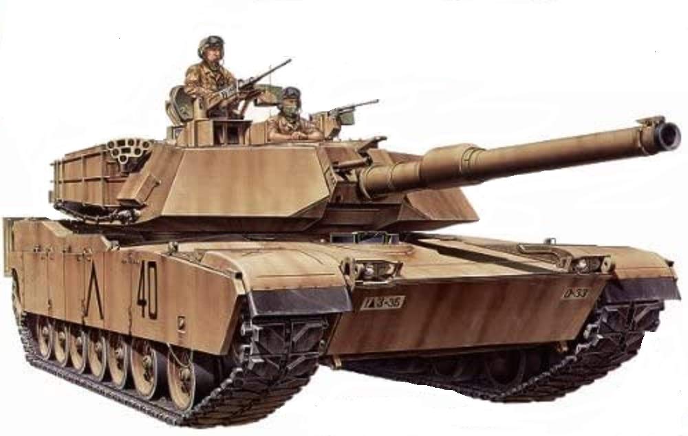 TAMIYA 1/35 U.S. M1A1 ABRAMS 120mm Gun Main Battle Tank(Military