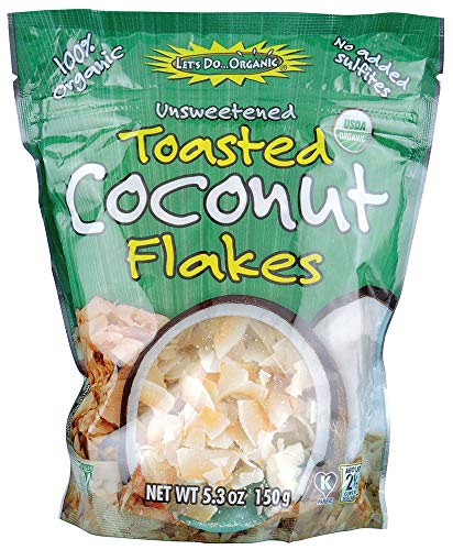 Let's Do Organic Organic Toasted Coconut Flakes, 5.3 Ounce (Pack of 6)