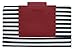 Kenneth Cole Reaction Women's Wallet Organizer (BLACK-WHITE/CHERRY)