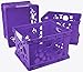 Storex Premium File Crate with Handles, 17.25 x 14.25 x 10.5