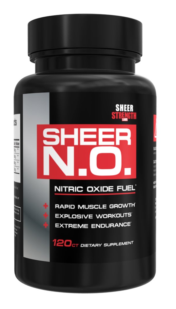 SHEER N.O. Nitric Oxide Supplement Premium Muscle Build Sport Gym