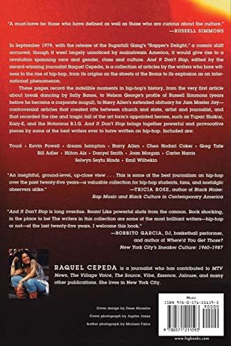 And It Don T Stop The Best American Hip Hop Journalism Of The Last 25 Years Cepeda Raquel George Nelson Amazon Com Au Books