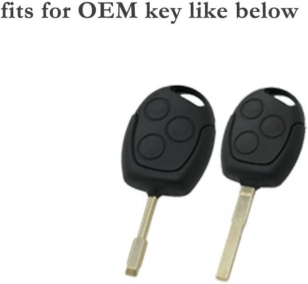 BROVACS Silicone Cover Protector Case Holder Skin Jacket Compatible with FORD 3 Button Remote Key Fob CV9702 Red - Image 5
