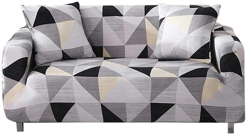 SNIIA 1/2/3 Seater Sofa Slipcover Stretch Fabric Deer Pattern Elastic Chair Loveseat Couch Settee Sofa Covers Pet Dog Protector (Not Included Pillowc)