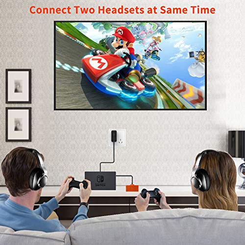 Bluetooth Transmitter Audio Adapter for Switch,RegeMoudal Bluetooth Transmitter with USB Type C Connector APTX Low Latency for Switch,AirPods,PS4,PC,Bluetooth Headphones,TV,Notebook,Computer - Thumbnail 5