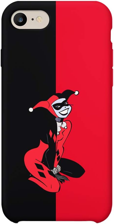 Harley Quinn Animated Version iPhone 7 Case, Protective Phone Mobile SmartphoneCase Cover Hard Plastic for iPhone 7 iPhone 7s Funny Gift Christmas