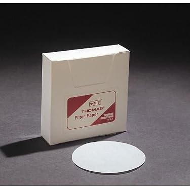 Camlab 1172414 Grade 11 [41] Quantitatives Filterpapier, Aschefrei, 60 Mm, 100 Stück – Schnelle Filtration