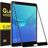 IVSO Screen Protector for Huawei MediaPad M5 8.4 Tablet Tempered-Glass,Scratch-Resistant No-Bubble Easy Installation for Huawei MediaPad M5 8.4 inch Tablet (Black)