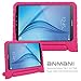 Samsung Galaxy Tab E 9.6 Kids Case-ANMANI Light Weight Kids Friendly Shock Proof Convertible with Handle Stand Case for Samsung Galaxy Tab E / Tab E Nook 9.6-Inch 2015 T560 Tablet Rose