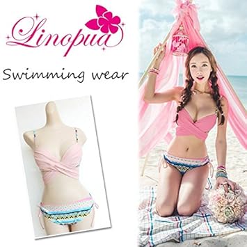 Amazon Co Jp Linopua ２０１６ 新作水着 クロスタイプ ビキニ