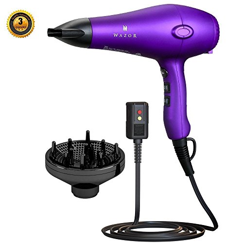 Wazor Lightweight Low Noise Hair Dryer,