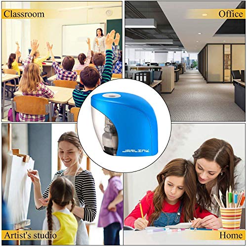 Electric Pencil Sharpener,Pencil Sharpener for No.2 Pencils and Colored Pencils,Electrical Automatic Sharpener with Auto Stop Feature, Electric Sharpener for Home/School/Office,USB or 2AA Batteries