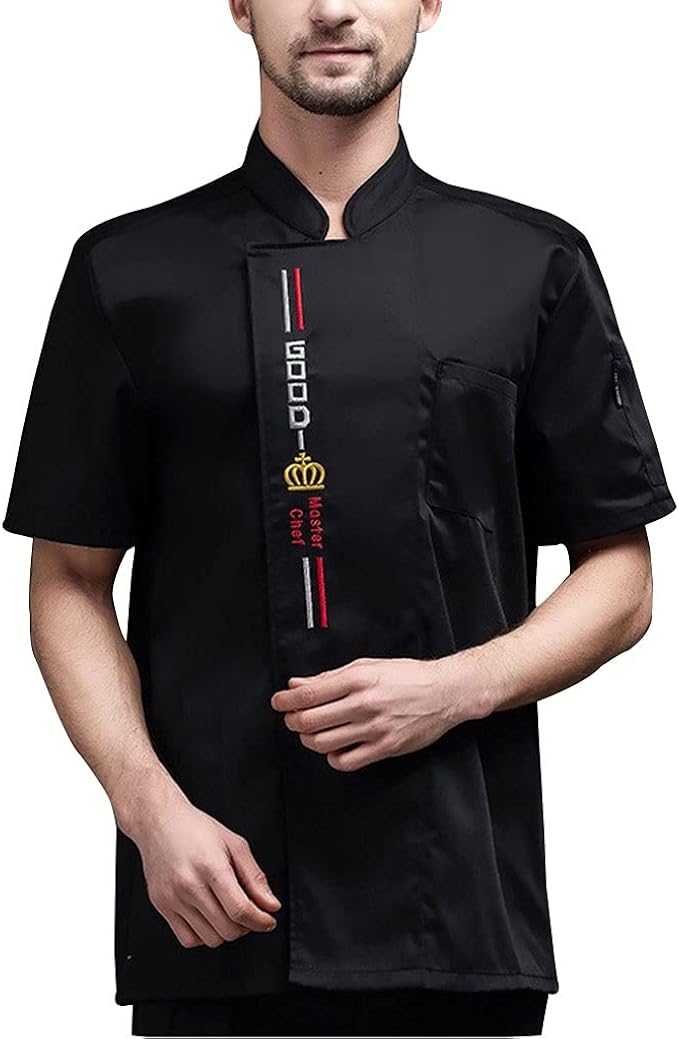 Chef Coat Jacket Tunic Men's Women's Apparel Short Sleeves