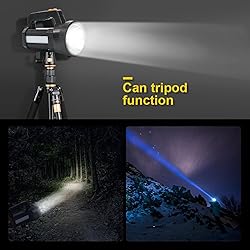 BIGSUN Bright LED Rechargeable Flashlight 9600mAh