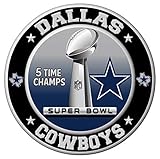 Dallas Cowboys Super Bowl Championship Sticker NFL Bootbal Truck Vinyl 6 Sizes Wall Art Logo Car Bumper Dallas Cowboy Wall Decal