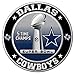 Dallas Cowboys Super Bowl Championship Sticker NFL Bootbal Truck Vinyl 6 Sizes Wall Art Logo Car Bumper Dallas Cowboy Wall Decal