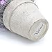 Velener Mini Artificial Flowers Provence Lavender Arrangements in Pots for Home Decor (Purple)